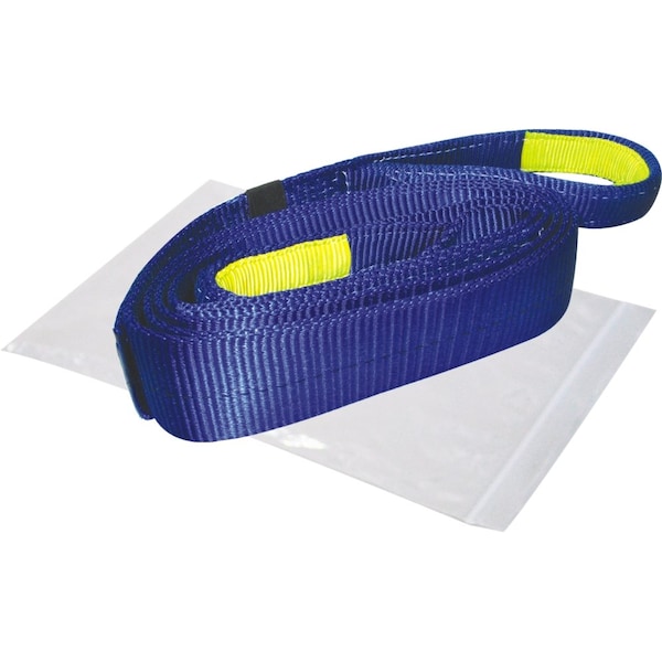 Bulldog Winch Recovery Strap 3" x 30', 30,000lb BS polyester 20030 Zoro